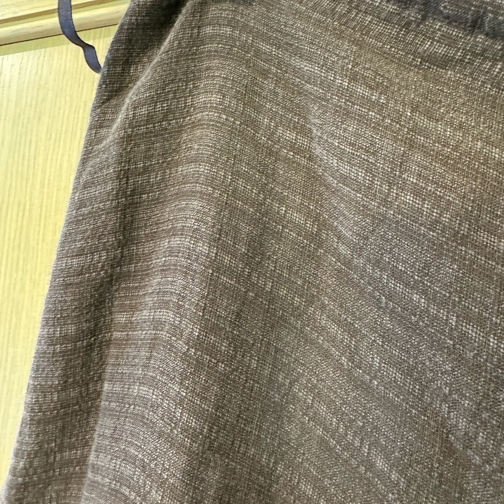 Eileen Fisher Brown Cropped Wide-Leg Pants - Picture 6 of 10